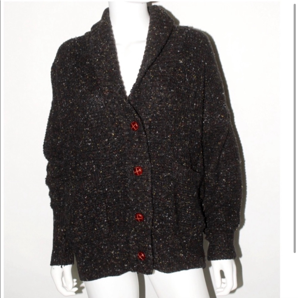Vintage Knitted Button Up Cardigan